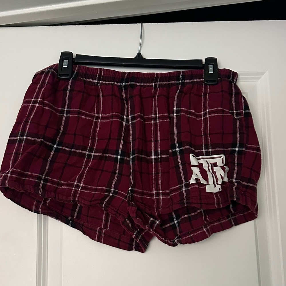 Fanatics Texas A&M Plaid Women's Athletic Shorts